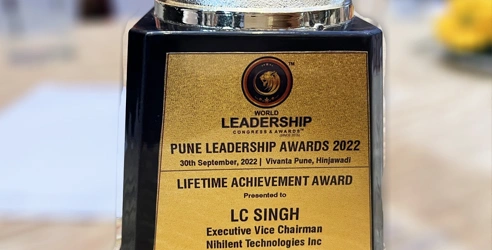 Nihilent’s Founder LC Singh Gets Lifetime Achievement Award